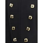 Valentino Black Wool Coat