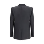 Valentino Black Polyester Coat