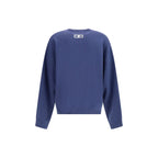 Balenciaga Blue Wool Sweatshirt