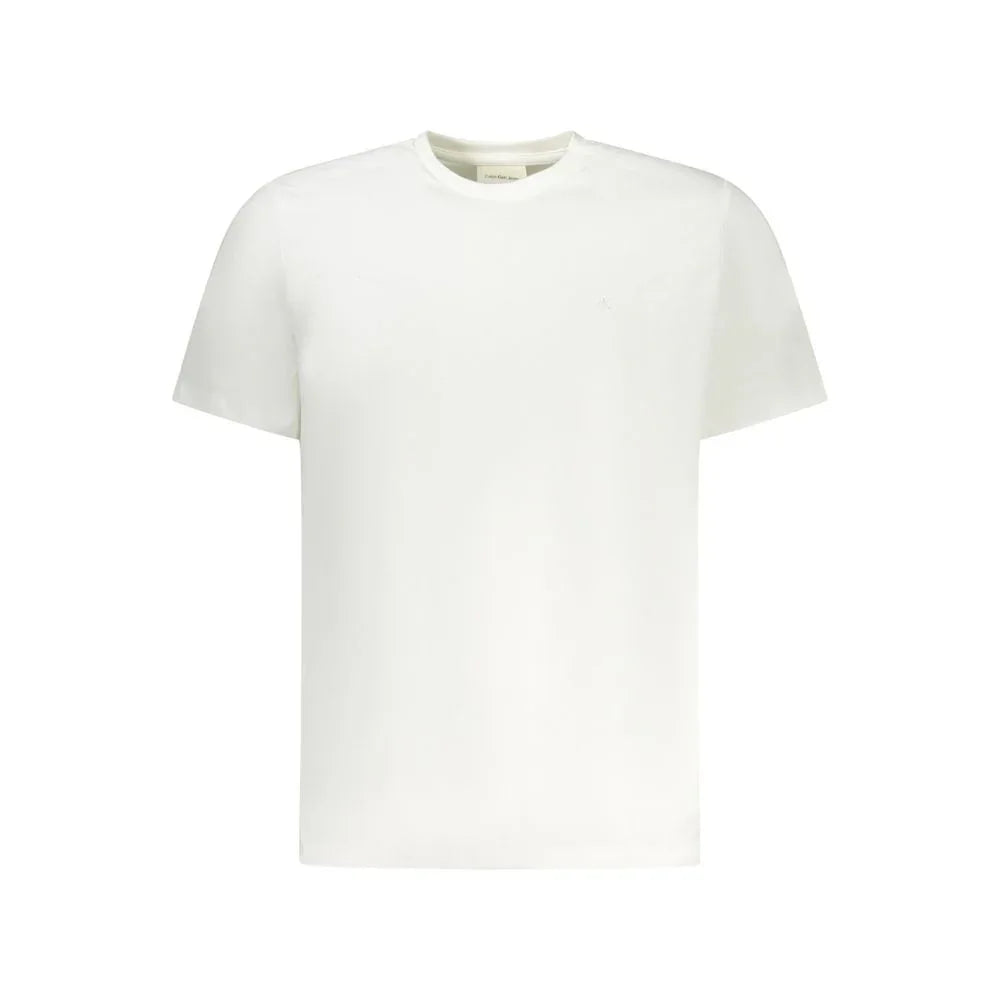 Calvin Klein Bianco Cotton Men T-Shirt - Zeiniez