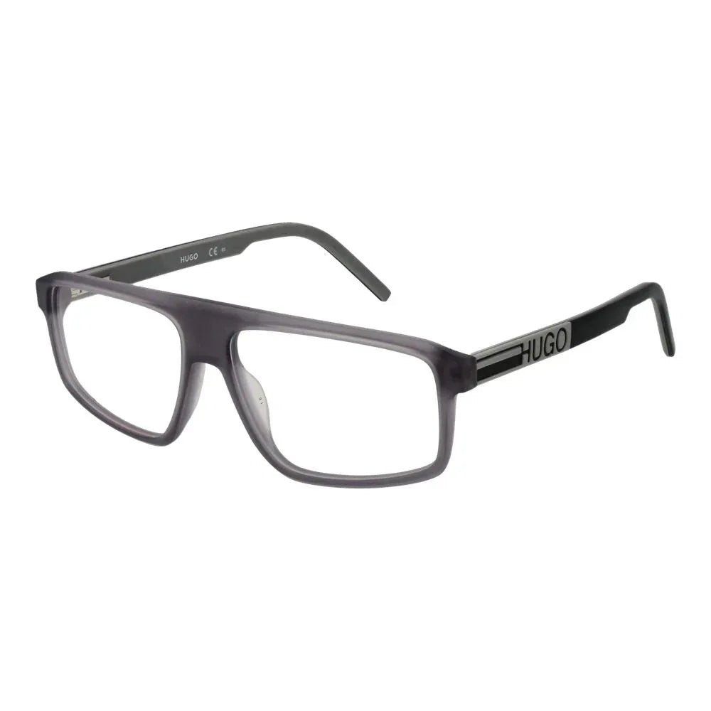 Hugo Boss Gray Acetate Glasses (Frames) - Zeiniez