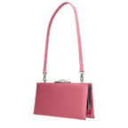 Jimmy Choo Pink Satin Clutch Bag - Zeiniez