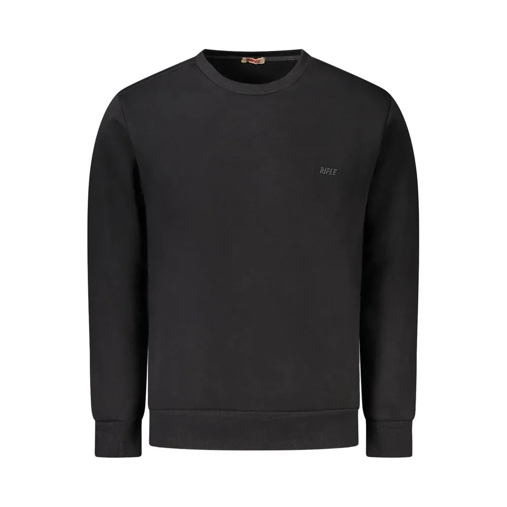 Rifle Black Cotton Men's Sweatshirt - Zeiniez