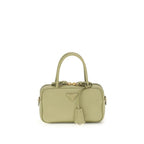 Prada Bicolor Calf Leather Bos Taurus Handbag - Zeiniez