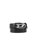 Diesel Black Calf Leather Bos Taurus Regular Belt - Zeiniez