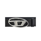 Diesel Black Calf Leather Bos Taurus Regular Belt - Zeiniez