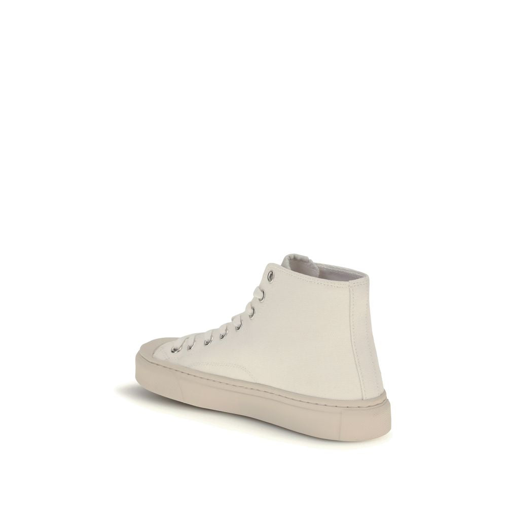 Vivienne Westwood White Cotton High Top Sneakers - Zeiniez