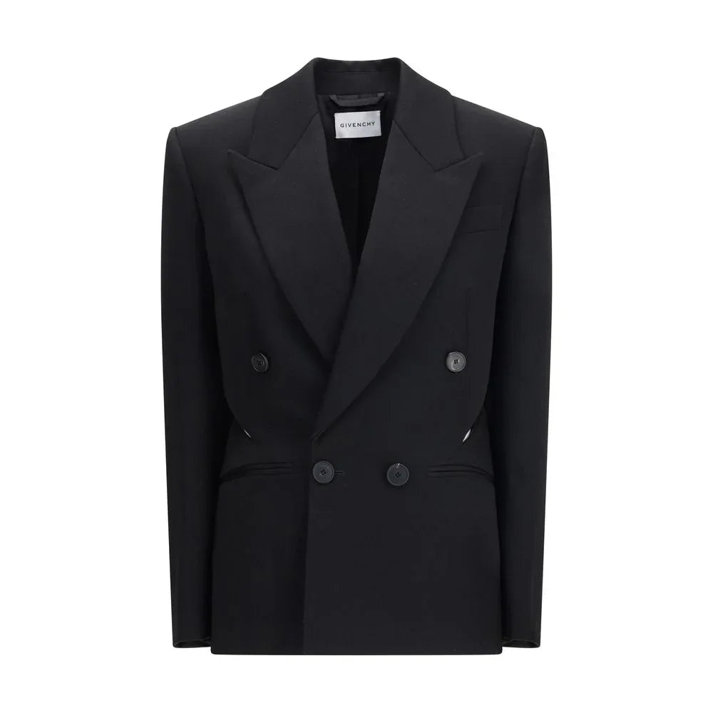 Givenchy Black Wool Jackets And Coat - Zeiniez