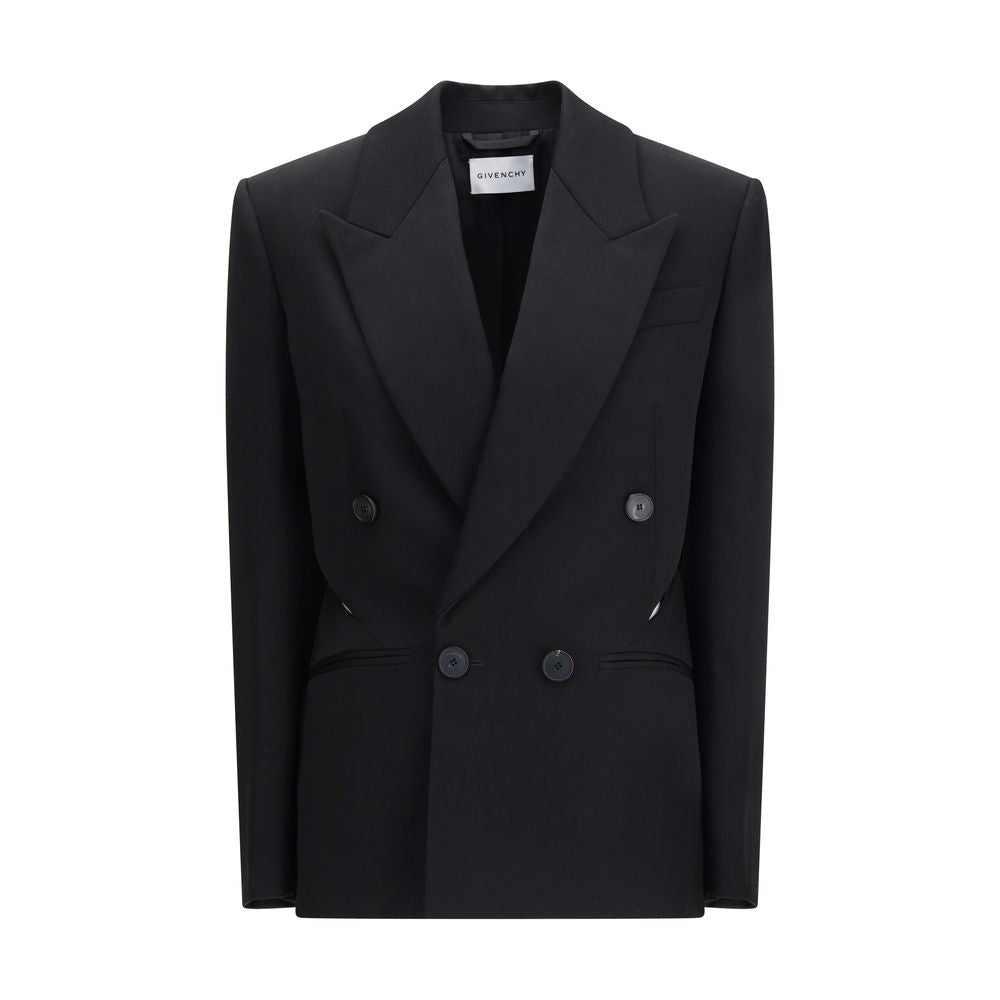 Givenchy Black Wool Coat - Zeiniez