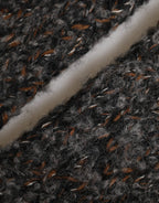 Dolce & Gabbana Gray Virgin Wool Knitted Fingerless Men Gloves - Zeiniez