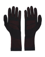 Dolce & Gabbana Black DG Logo Cotton Hands Mitten Men Gloves - Zeiniez