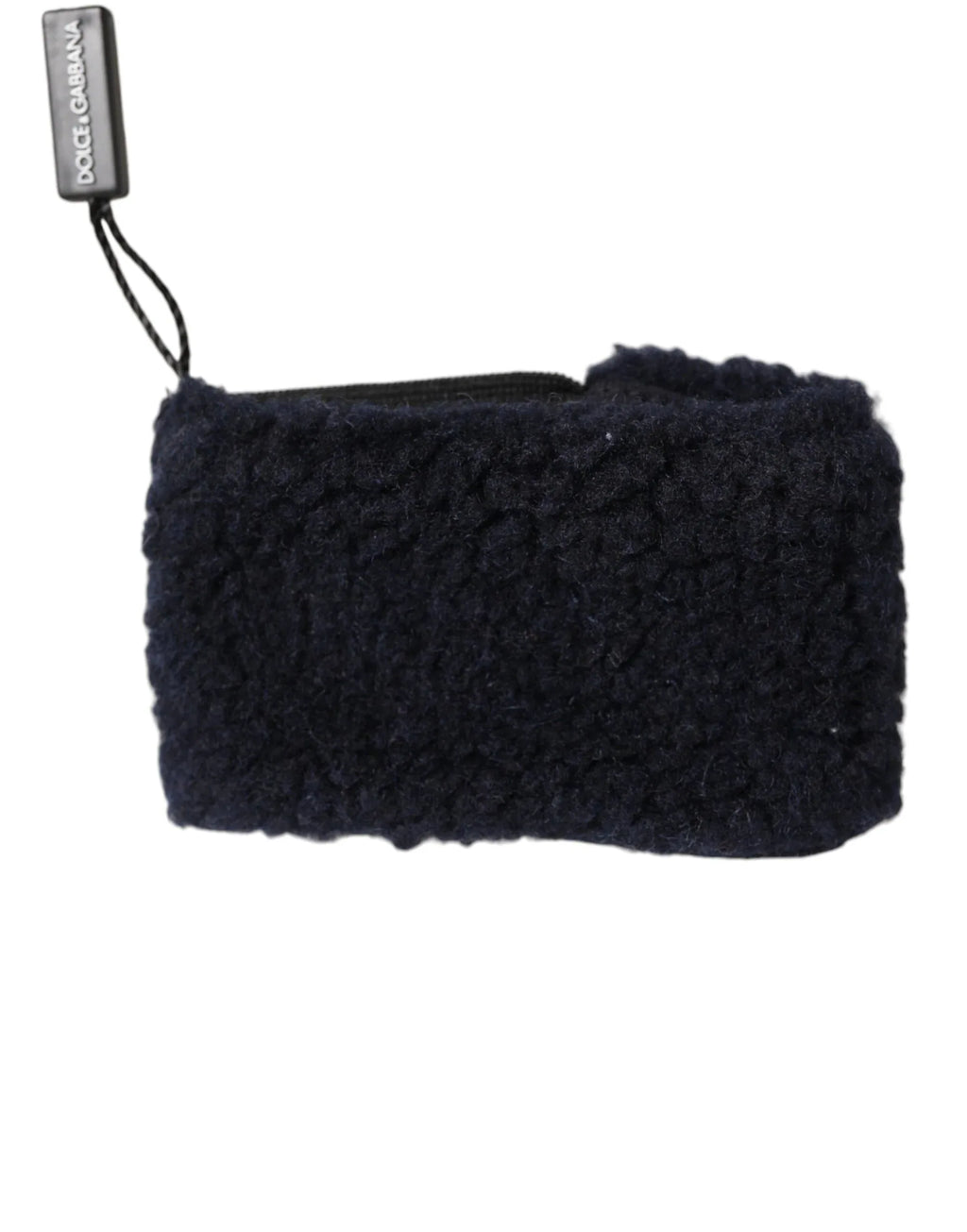 Dolce & Gabbana Black Wool Knitted Sweatbands Men Wristband - Zeiniez