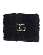 Dolce & Gabbana Black Polyester Logo Plaque Men One Size Wristband - Zeiniez