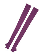 Dolce & Gabbana Purple Wool Fingerless Elbow Length Women One Size Gloves - Zeiniez