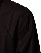 Dolce & Gabbana Brown Cotton LongSleeve MARTINI Dress Shirt - Zeiniez