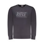 Rifle Blue Cotton Men Sweatshirt