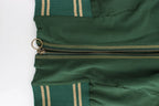 John Galliano Green Mock Zip Cardigan Sweatshirt Sweater Jacket