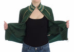 John Galliano Green Mock Zip Cardigan Sweatshirt Sweater Jacket - Zeiniez