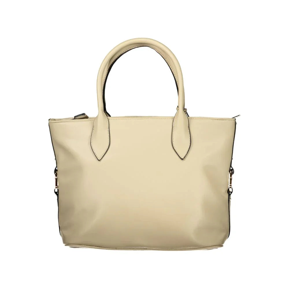 Laura Biagiotti Beige PVC Women Handbag - Zeiniez