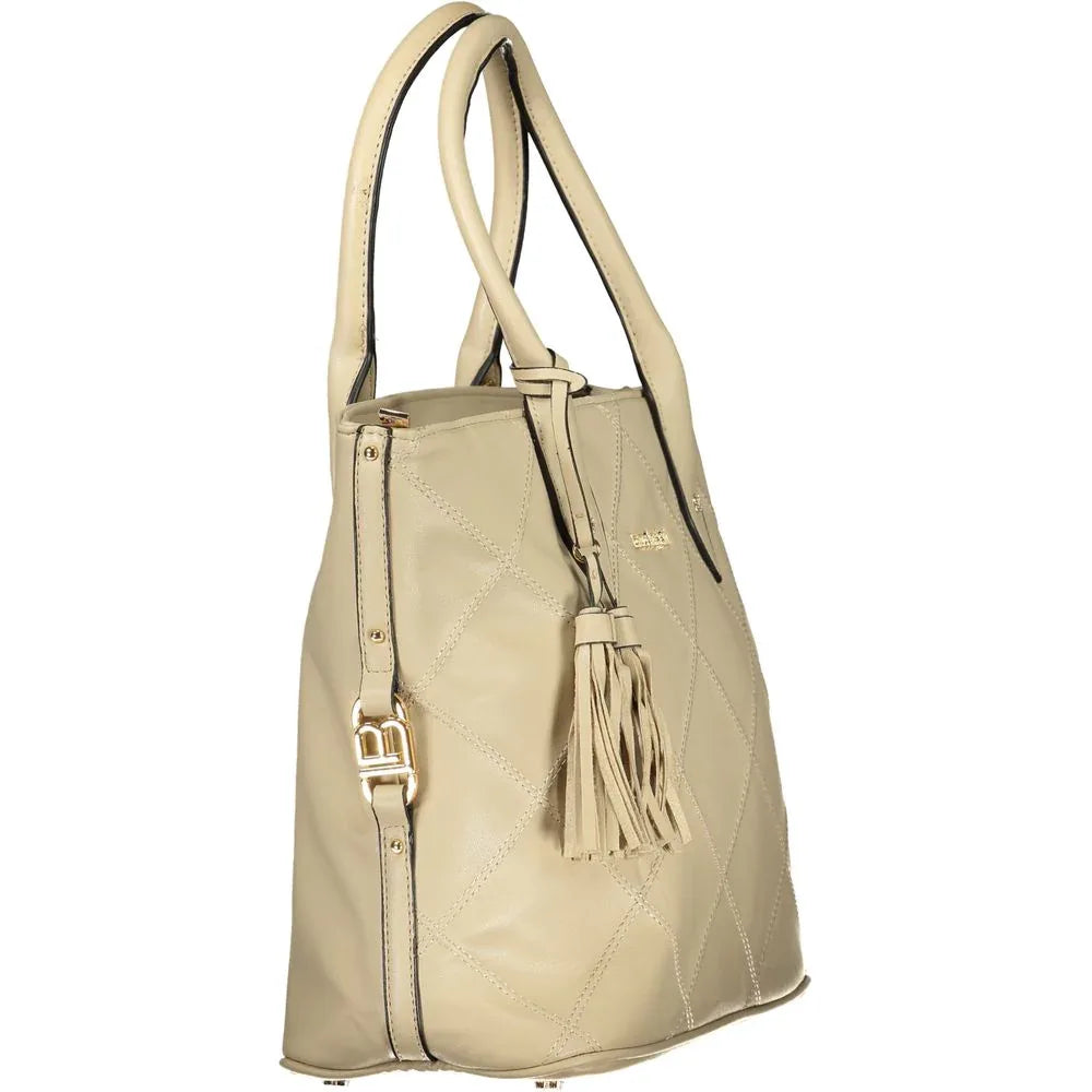 Laura Biagiotti Beige PVC Women Handbag - Zeiniez
