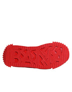 Dolce & Gabbana Red Logo Lace Low Top NS1 Sneakers Shoes - Zeiniez
