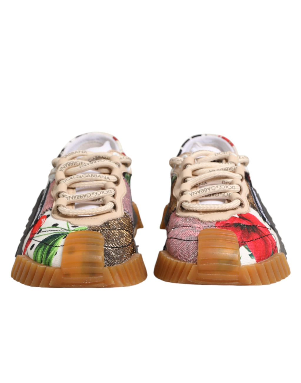 Dolce & Gabbana Multicolor Logo Low Top NS1 Sneakers Shoes - Zeiniez
