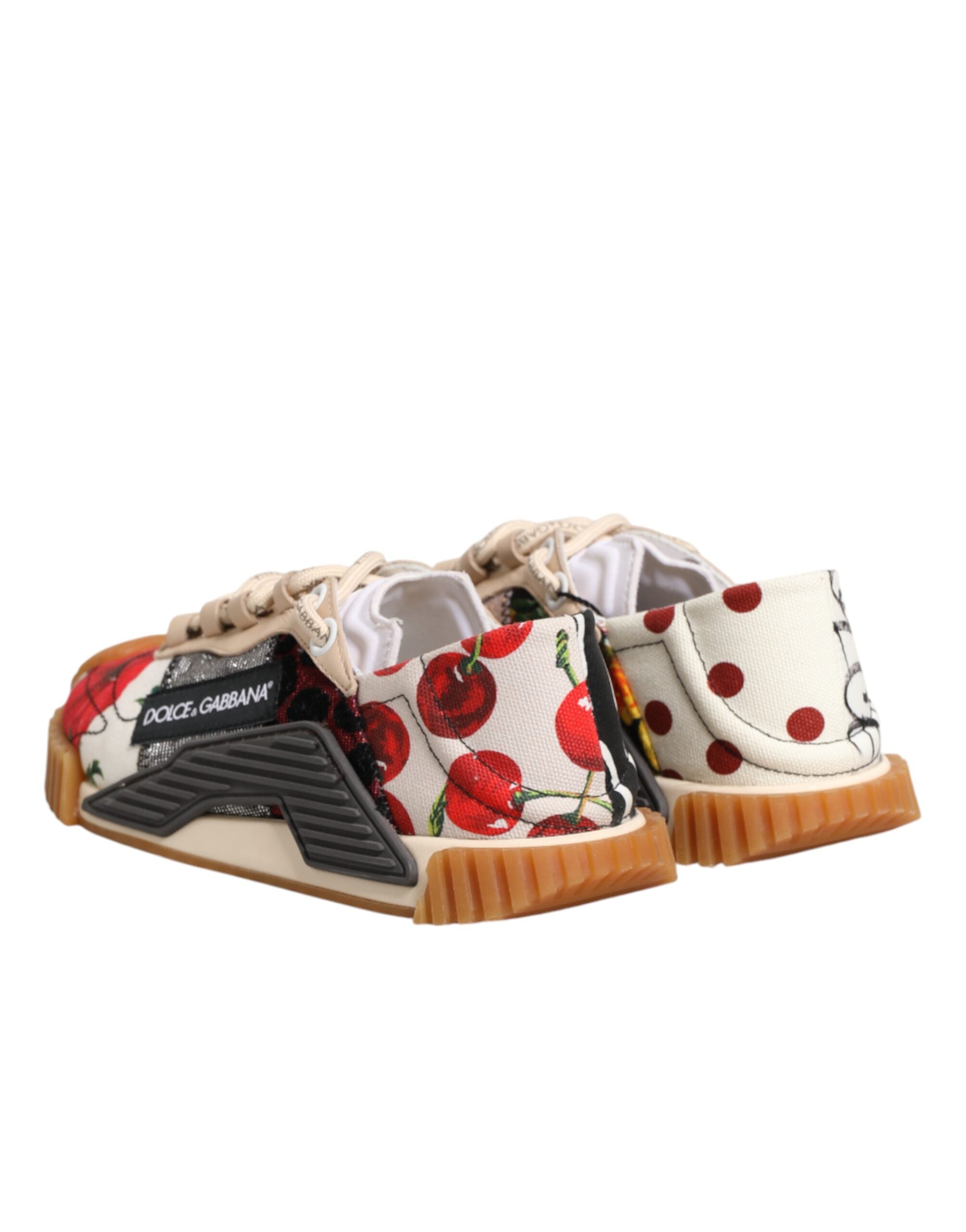 Dolce & Gabbana Multicolor Logo Low Top NS1 Sneakers Shoes - Zeiniez