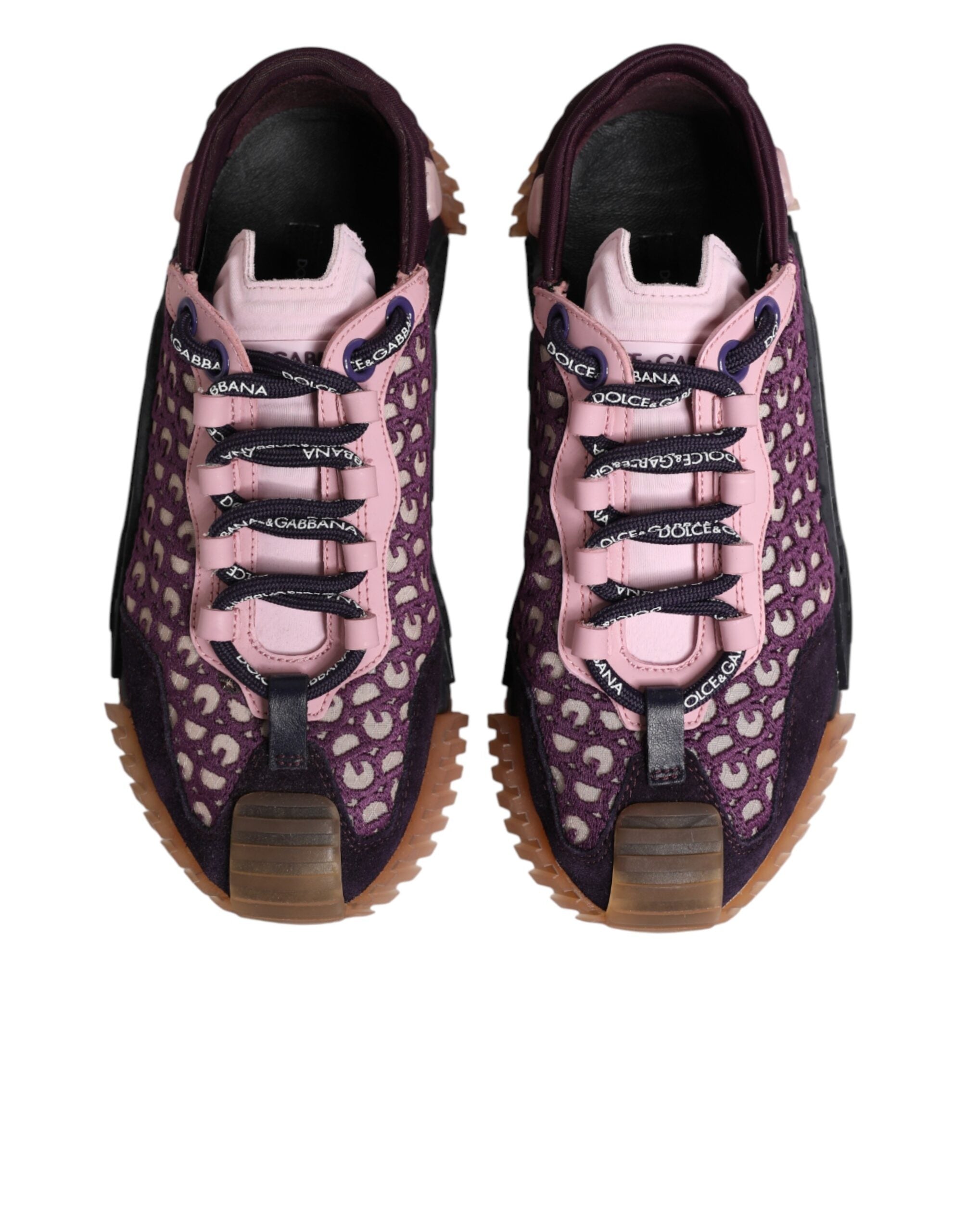 Dolce & Gabbana Multicolor Logo Low Top NS1 Sneakers Shoes - Zeiniez