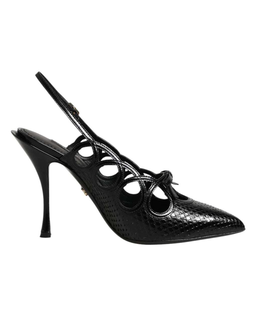 Dolce & Gabbana Leather High Heels Slingback Shoes - Zeiniez