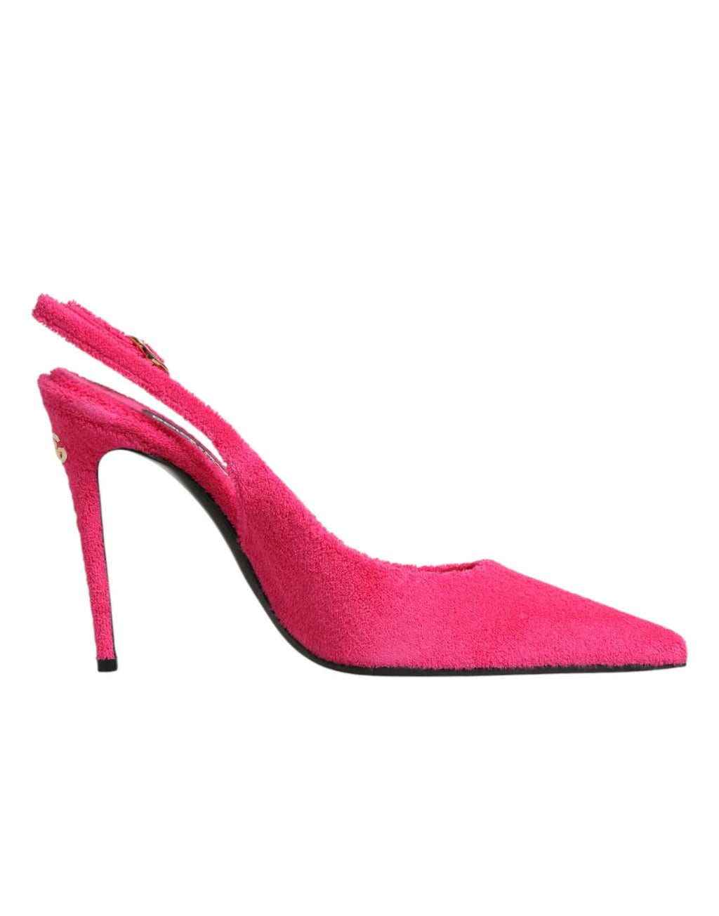 Dolce & Gabbana Pink Suede High Heels Slingback Shoes - Zeiniez