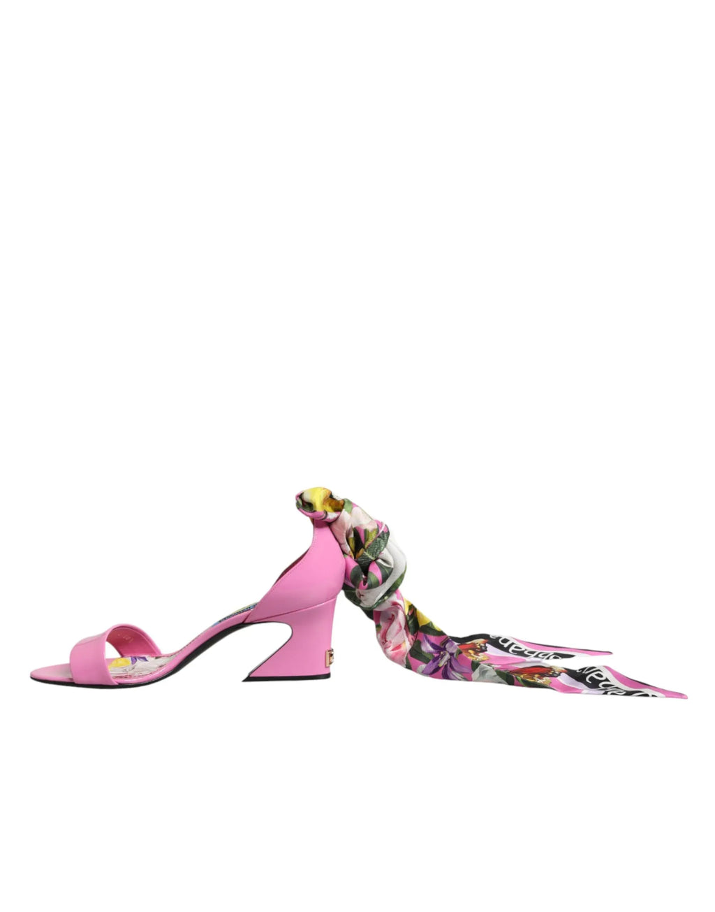 Dolce & Gabbana Pink Leather High Heels Sandals Shoes - Zeiniez