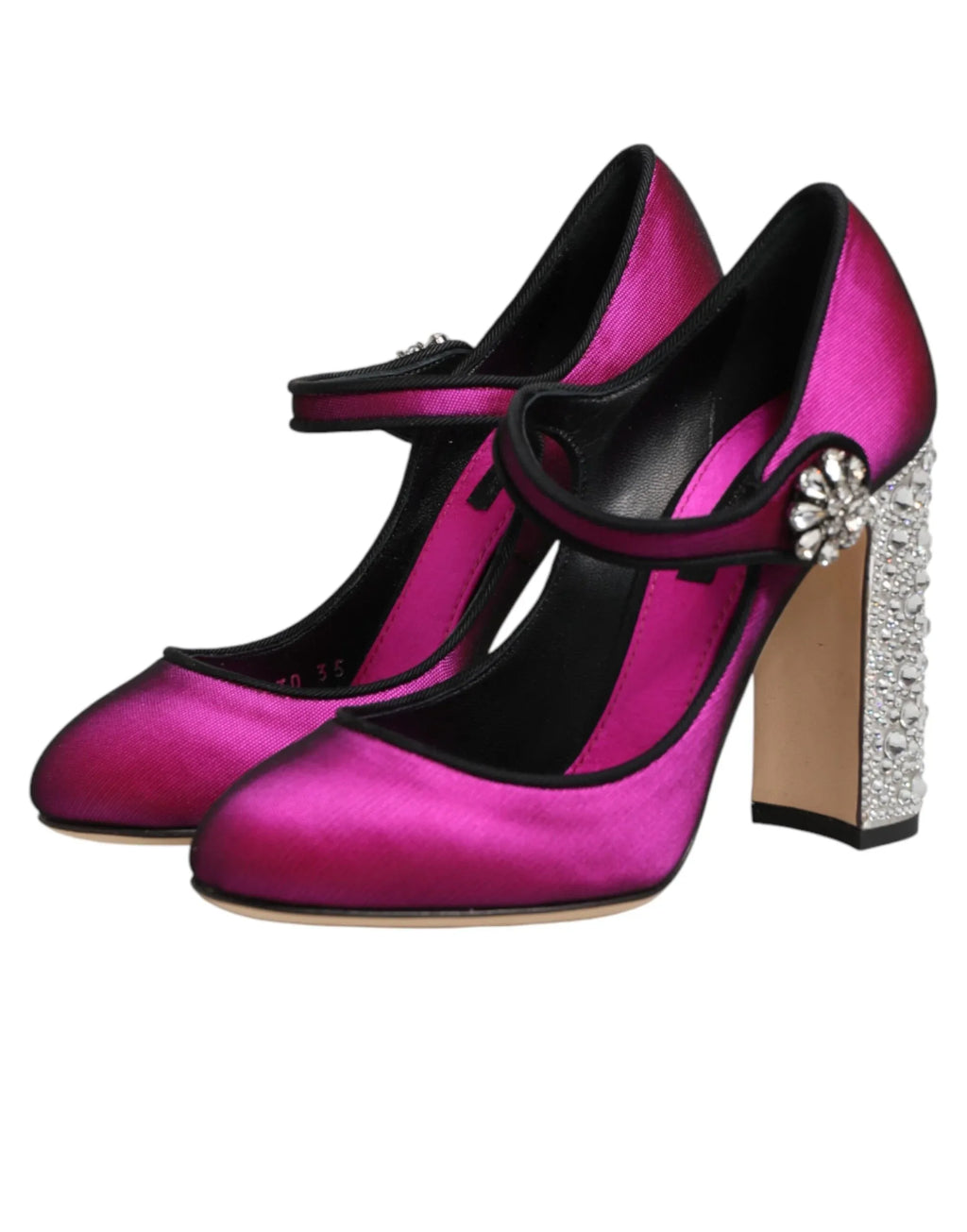 Dolce & Gabbana Pink Embellished High Heels Pumps Shoes - Zeiniez