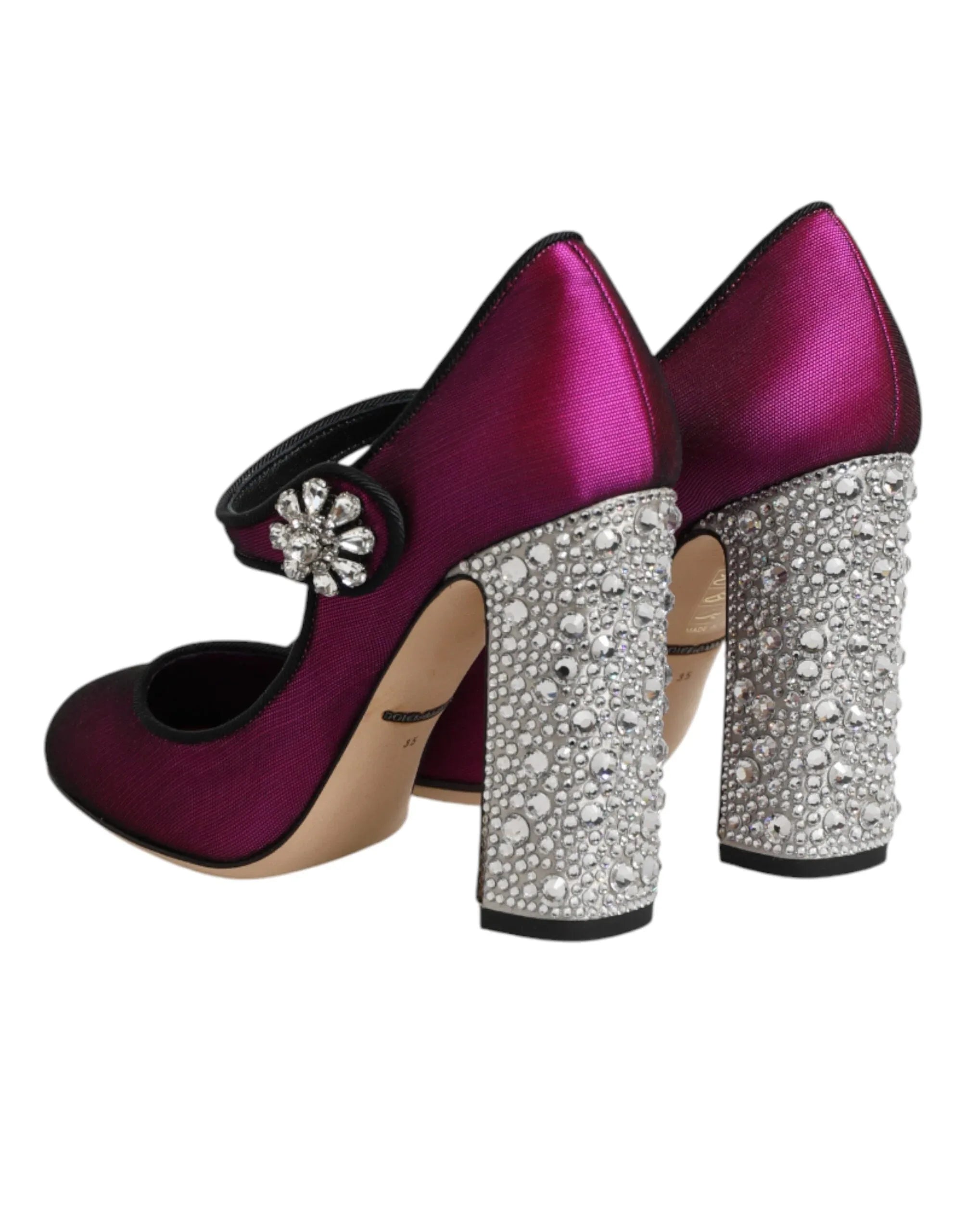 Dolce & Gabbana Pink Embellished High Heels Pumps Shoes - Zeiniez