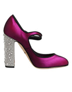 Dolce & Gabbana Pink Embellished High Heels Pumps Shoes - Zeiniez