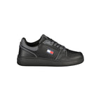 Tommy Hilfiger Black Polyurethane Women Sneaker