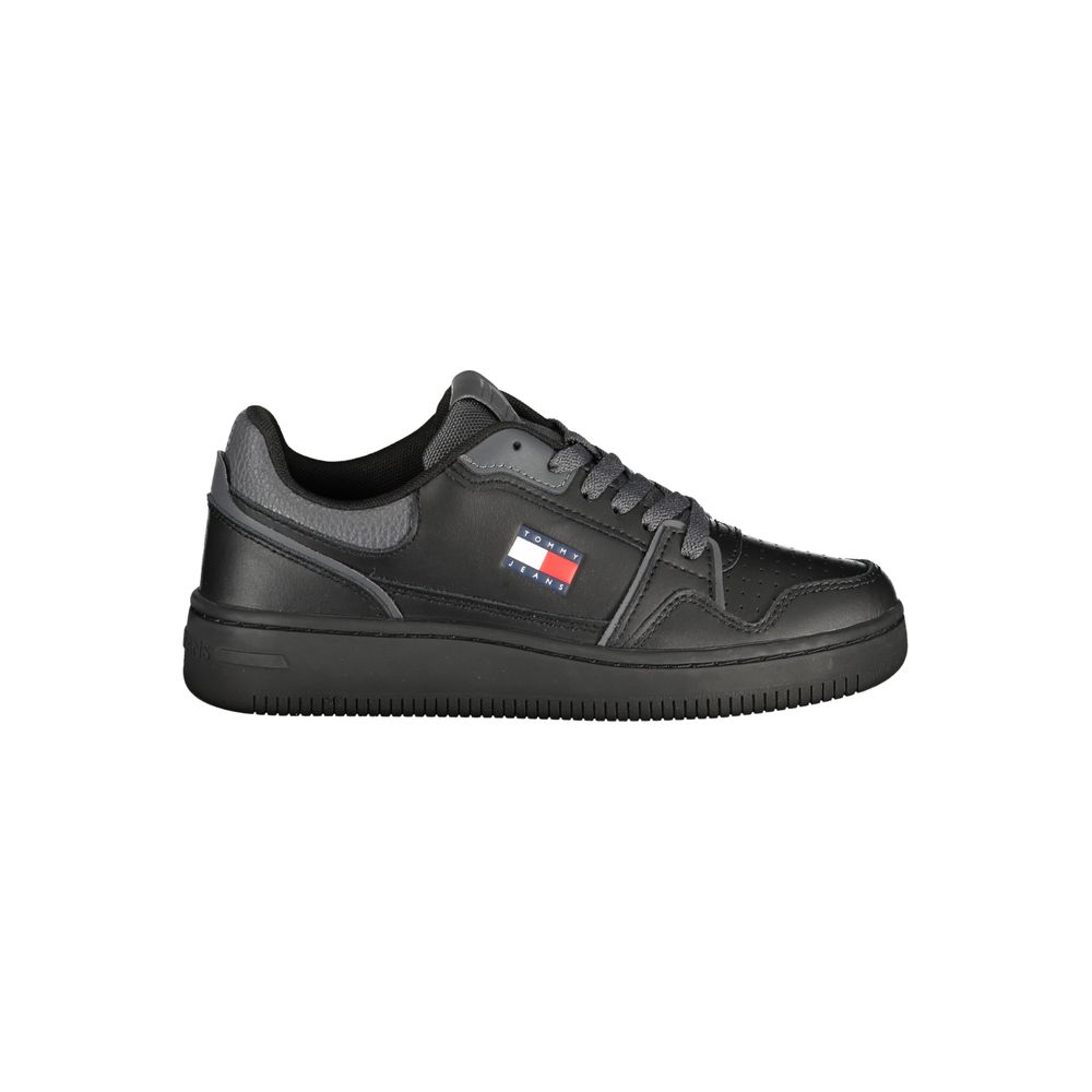 Tommy Hilfiger Black Polyurethane Women Sneaker - Zeiniez