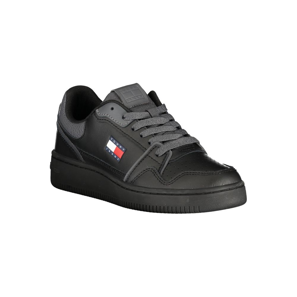 Tommy Hilfiger Black Polyurethane Women Sneaker - Zeiniez