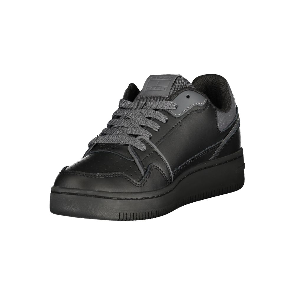 Tommy Hilfiger Black Polyurethane Women Sneaker - Zeiniez