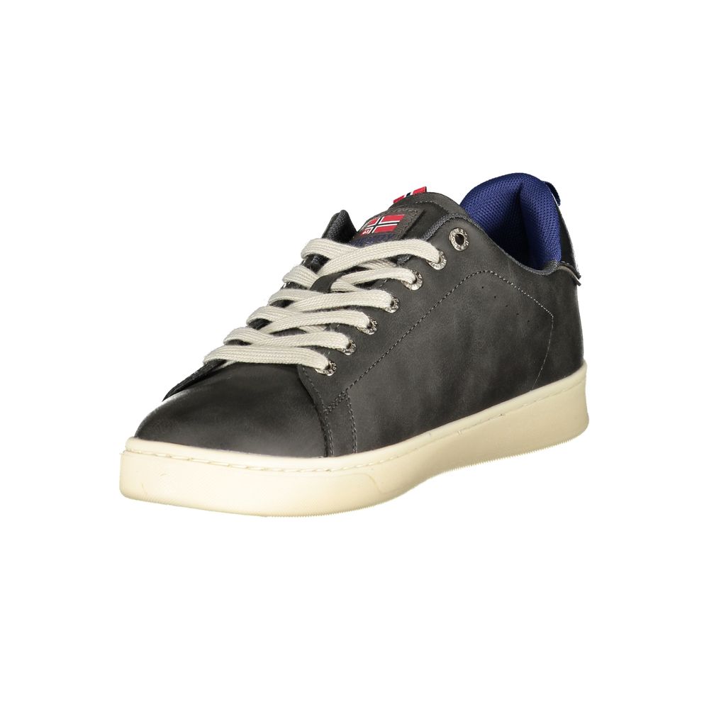 Norway 1963 Black Polyurethane Men Sneaker - Zeiniez