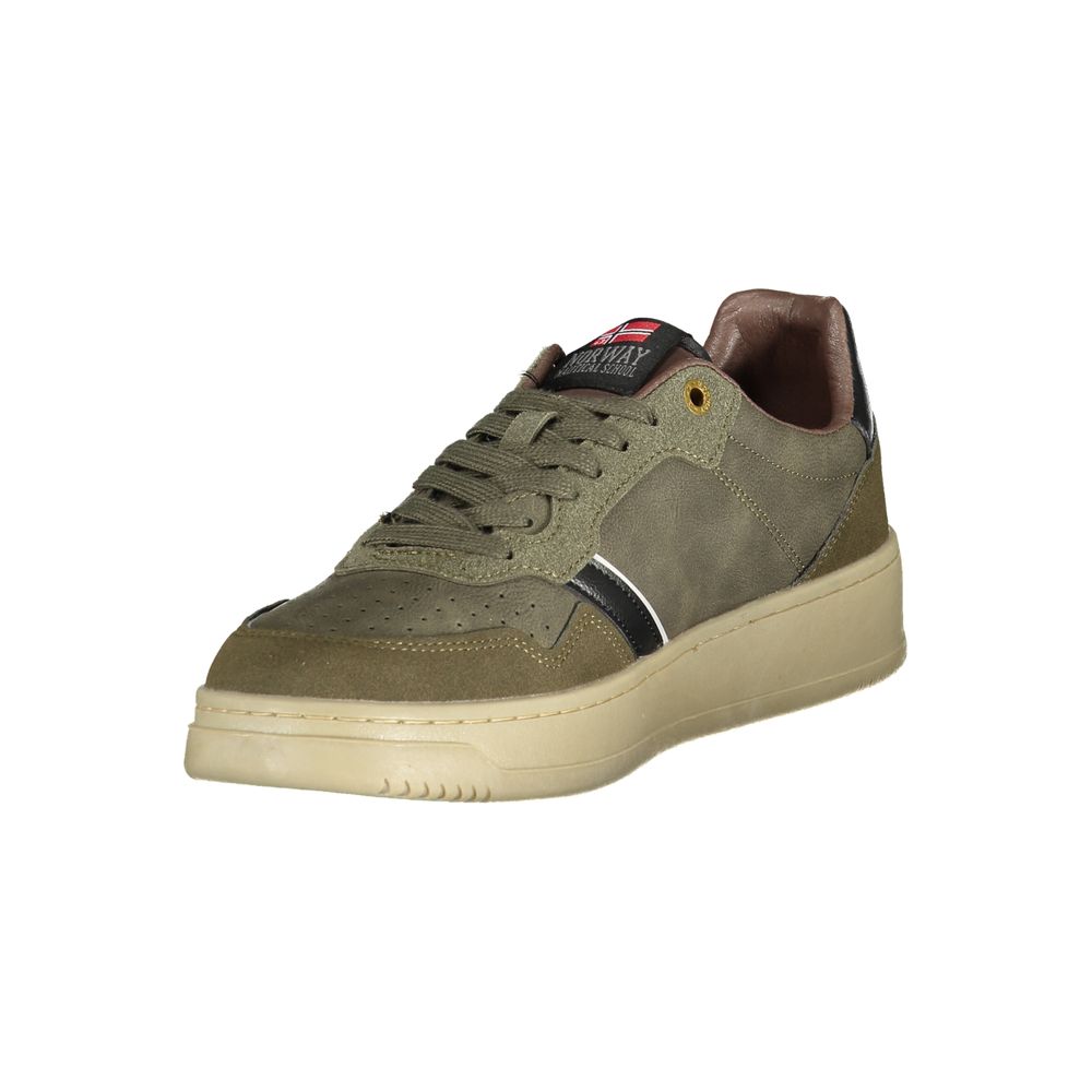 Norway 1963 Verde Polyurethane Men Sneaker - Zeiniez