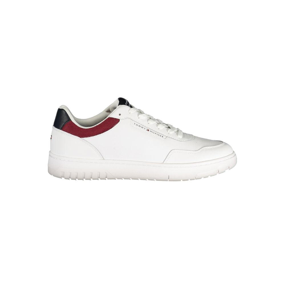 Tommy Hilfiger Bianco Polyurethane Men Sneaker - Zeiniez