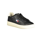 Tommy Hilfiger Black Leather Women Sneaker - Zeiniez