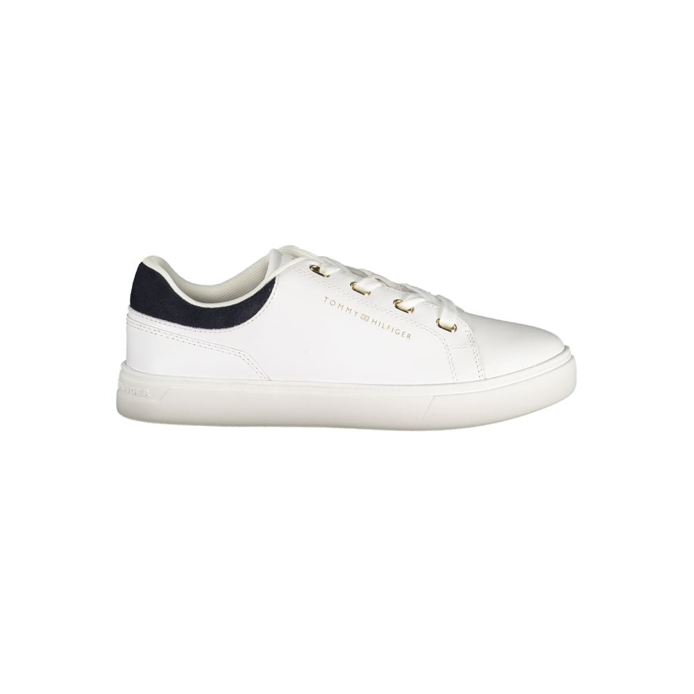 Tommy Hilfiger Bianco Polyurethane Women Sneaker - Zeiniez