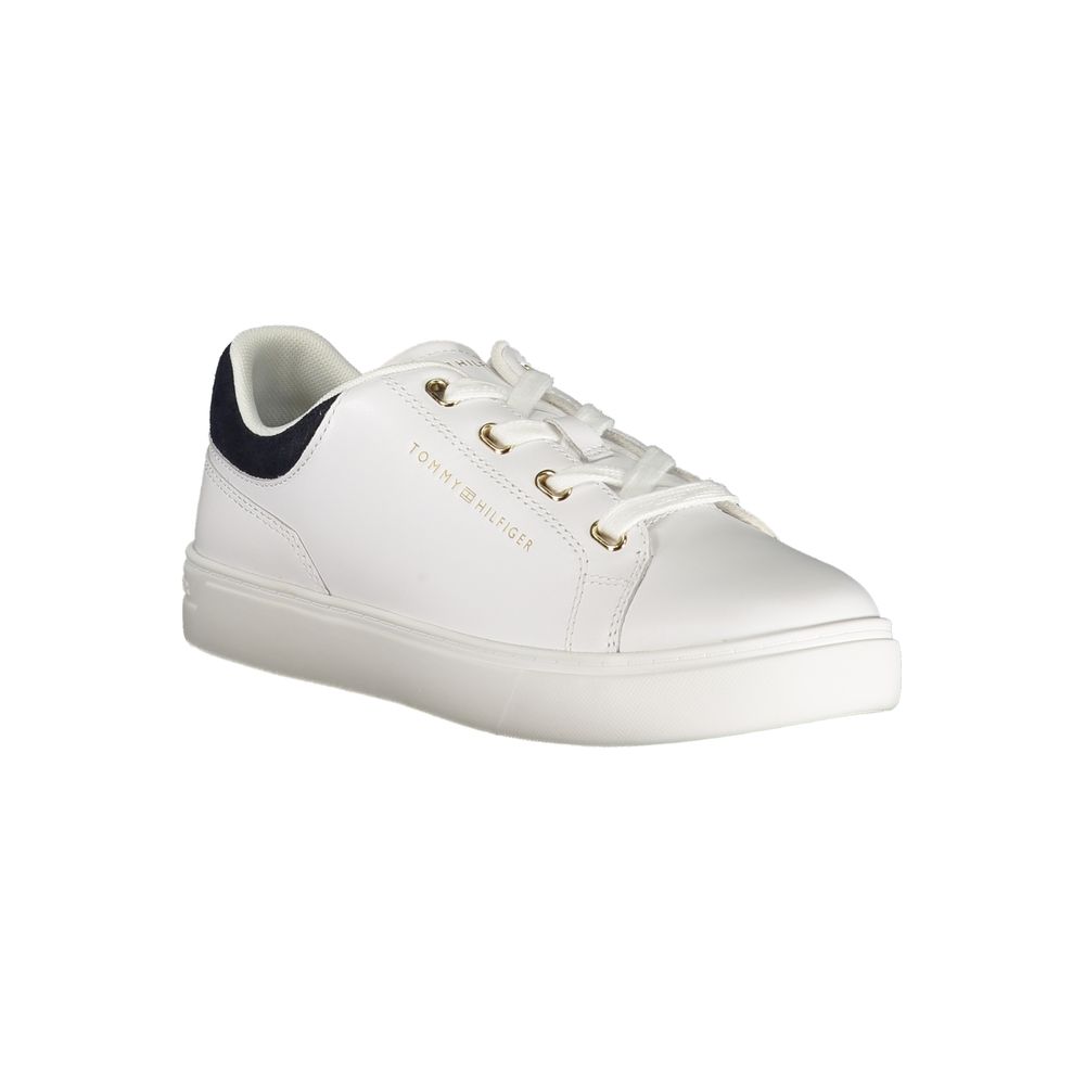 Tommy Hilfiger Bianco Polyurethane Women Sneaker - Zeiniez