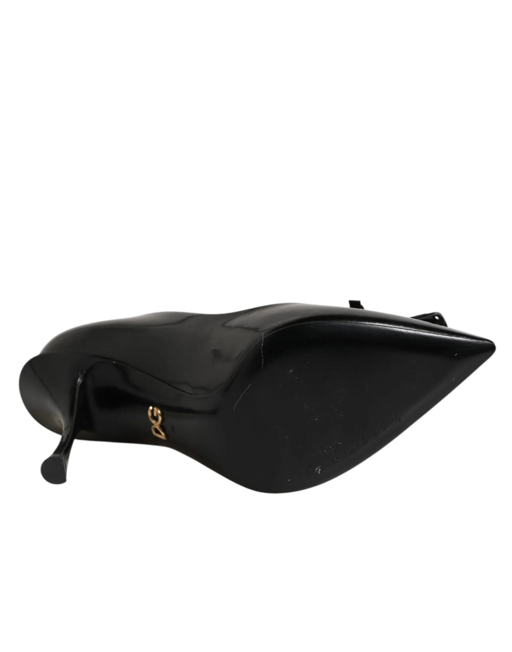 Dolce & Gabbana Black Bag Embellished Heels Pumps Shoes - Zeiniez