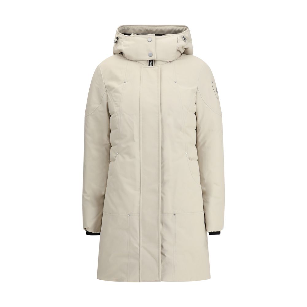 Moose Knuckles Beige Polyester Parka - Zeiniez