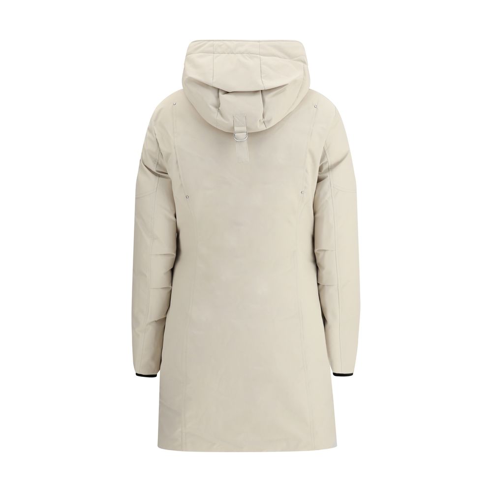 Moose Knuckles Beige Polyester Parka - Zeiniez