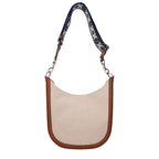 Valentino Garavani Beige Fabric Crossbody Bag