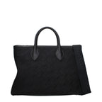 Salvatore Ferragamo Black Fabric Handbag