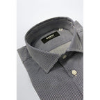 Baldinini Trend Blue Cotton Men Shirt - Zeiniez